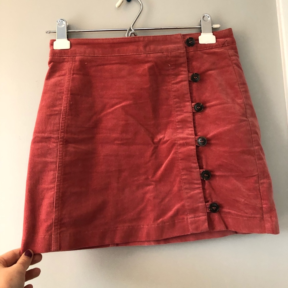 Forever 21 button skirt